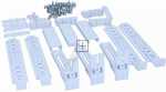Mounting Parts - 4640360100 C00864443 Integrated Fridge Freezer Fitting Pack [Arcelik]