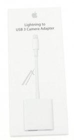 Apple Data Cable Gsm - Lightning Mk0w2zm-a To Usb 3 Camera Adapter