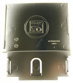 Saeco Casing Cover - Cp1301-01 421945012831 Chromed Dump Box Front Cover O