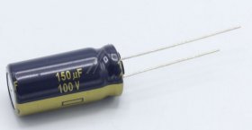 Panasonic 100v Radial Electrolytic 105 D - 150uf-100v Elco Radial 105° 12,5x25mm -rohs