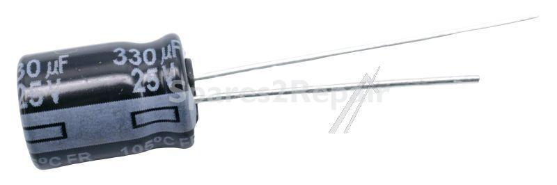 Panasonic 25v Radial Electrolytic 105 De - 330uf-25v Elco Radial Pan 105° 8x11,5mm