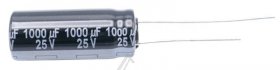 Panasonic 25v Radial Electrolytic 105 De - 1000uf-25v Elco Adaptable For Panasonic 105° 10x25mm