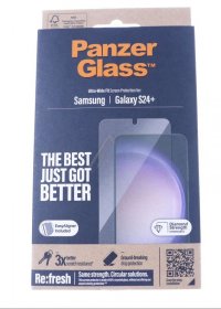 Panzerglass Display Protective Film - 7351 Panzerglass Screen Protector Samsung Galaxy S24 Plus | Ultra-wide Fit W Easyaligner
