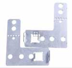 Compatible Square Bracket - Mounting Bracket Set For Left And Right Side Alternative For Bosch-siemens 00165778-00170664