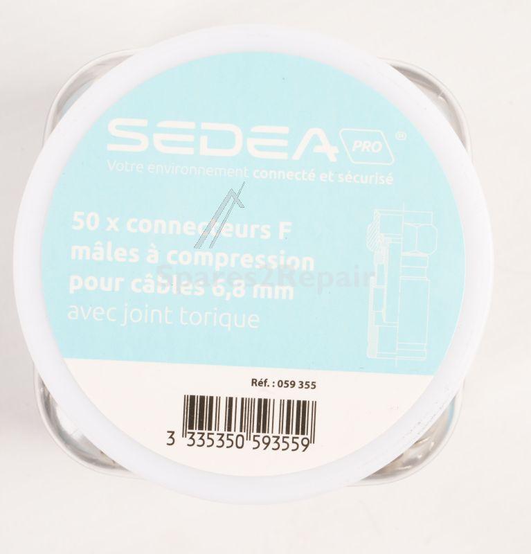 Sedea Double Clamp - Cerclage Satellite Galva , DÉport 200 Mm , MÂt Ø 40 Mm