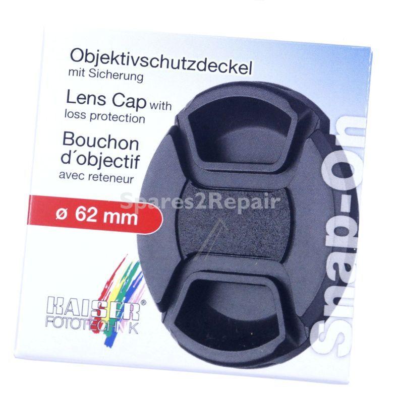 Kaiser Lens Cap - Kaiser Objektivdeckel Snap-on 62mm