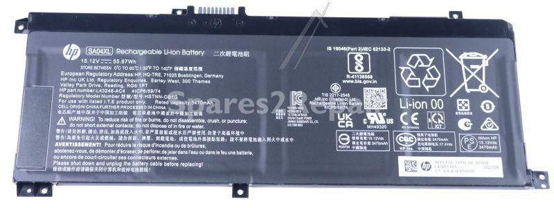 Hewlett Packard Laptop Battery - Akku 55 67wh