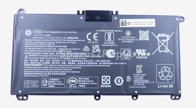 Hewlett Packard Laptop Battery - L11421-272 Pl Atl515974 Ncm 3 72ah (ti)