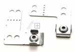 Compatible Square Bracket - Befestigungssatz-montagewinkel Set Links+rechts Alternativ Für Bosch-siemens