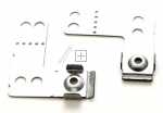 Compatible Square Bracket - Befestigungssatz-montagewinkel Set Links+rechts Alternativ Für Bosch-siemens