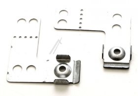 Compatible Square Bracket - Befestigungssatz-montagewinkel Set Links+rechts Alternativ Für Bosch-siemens