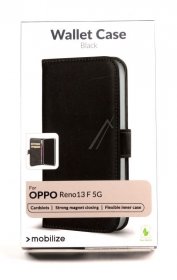 Mobilize Leather Bag Gsm - 80816 Mobilize Classic Gelly Wallet Book Case Oppo Reno13 F 5g Black