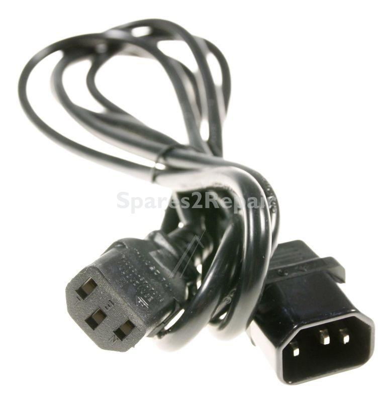 Compatible Power Supply Cable - Mains Power Extension Cable Pc-monitor 2 0m Black