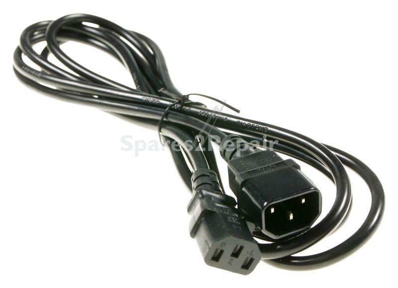 Compatible Power Supply Cable - Mains Power Extension Cable 3 0m Black