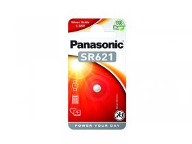 Panasonic 1.55v Button Cell Battery - Sr621 1,55v-15mah Silver-oxide Button Cell Battery 1pc Blister