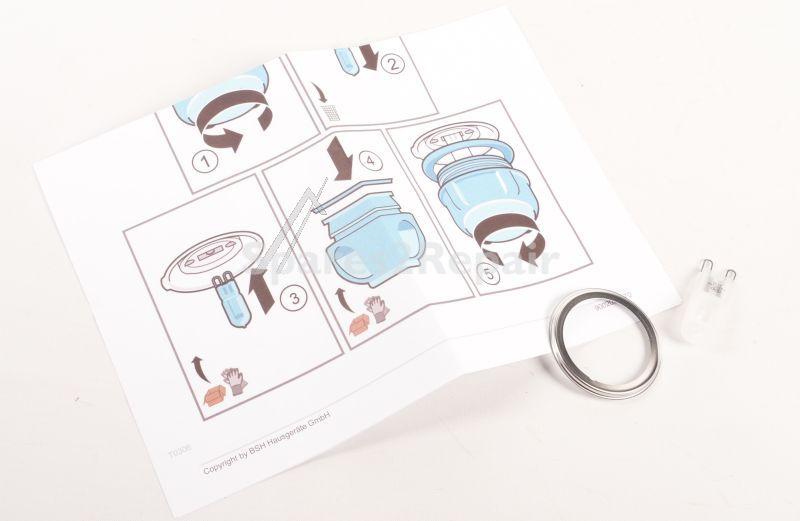 Halogen Lamp - 10044113 Halogen Lamp Bulb Repair Kit With Metal Ring Sealing G9 43w 230v Optimal Halogen Composition For High Temperatures 10 [Bosch Siemens]
