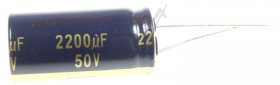 Panasonic 50v Radial Electrolytic 105 De - 2200uf-50v Eeufc1h222 Elko Radial Pan 105° 18x35 5mm