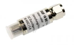 Polytron Level Controller - Dgf 10 Dc Fixed Attenuator, 10 Db, F-type, Dc Through Loss