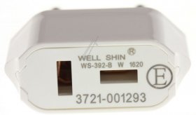 Samsung Mechanical Adaptor Brown Goods - 3721-001293 Plug-conversion 2p ni 15 white 17 5mm eu