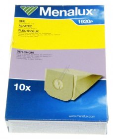 Vacuum Cleaner Bags - 1920p-menalux 9001967299 Dust Bags X10 [Electrolux Aeg]