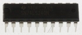Texas Instruments Ic - 74ls240 Ic Logik, Dip-20