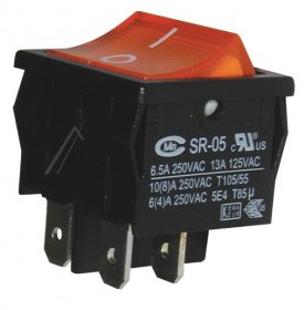 Interbar Switch - 3628-251 22 Bipolar Rocker Switch Double-pole W Bulb