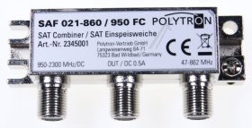 Polytron Antenna Splitter Sat/terrestri - Saf 021- 860- 950 Fc Sat-if Insertion Combiner, 862-950 Mhz, F
