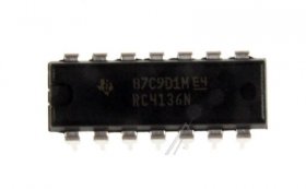 Texas Instruments Operational Amplifier Ic - Dip14 Ic
