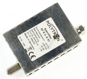 Polytron Radio Interference Suppression - Sf K2- K53 Rejection Filter, Tv-pass Range C2-c53, F-socket- Plug
