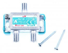 Polytron Aerial Distributor - Fa 1- 8 F-tap 5-1000 Mhz, 1-way, 8 Db