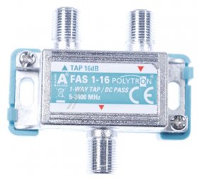 Polytron Aerial Distributor - Fas 1- 16 F-tap Sat 5-2400 Mhz, 1-way, 16 Db