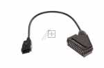 Vestel Scart Adaptor - 30071150 Scart Adapter Gender Cable For Vestel 250mm Rohs