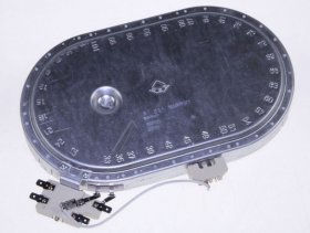 Ceramic Heater Element - 10 57411 571 Highlight Kochplatte Oval (d140-250)230v1800w-1000w ego [Vestel]