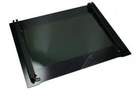 Oven outer Door - 140123469144 Front Glass Black 594x471mm [Electrolux Aeg]