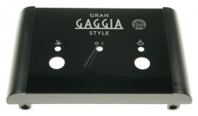 Saeco Panel - 421944024801 Blk Front Panel V3 S-scr abc-g