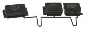 Button - C00503368 488000503368 Buttons Core Essent Black -left [Whirlpool Indesit]