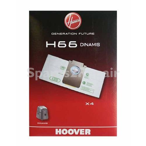 Vacuum Cleaner Bags - H66 Din 35600852 Dust Bags X 4 Dinamis [Candy Hoover]