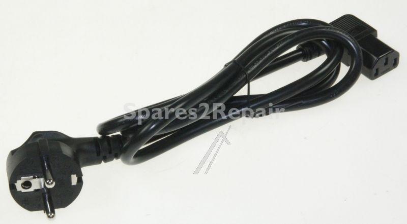 Saeco Mains Power Lead - 421946001591 Blk Power Cable L=800