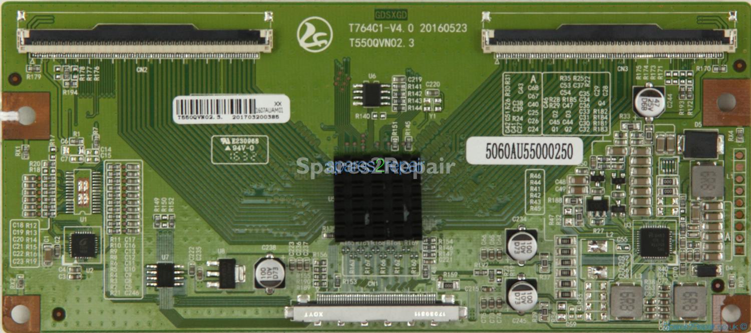 Baird TI5509DLEDBH - T-Con - 5060AU55000250 - T764C1-V4.0 - 20160523 - T550QVN02.3