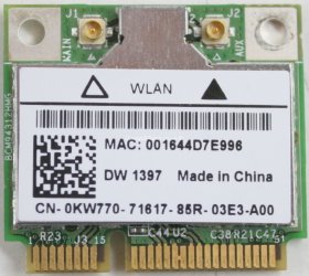 Broadcom - WLAN - BCM94312HMG - Half Length Mini PCIe