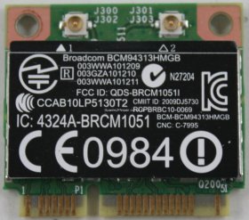 Broadcom - WLAN - BCM94313HMGB - Half Length Mini PCIe