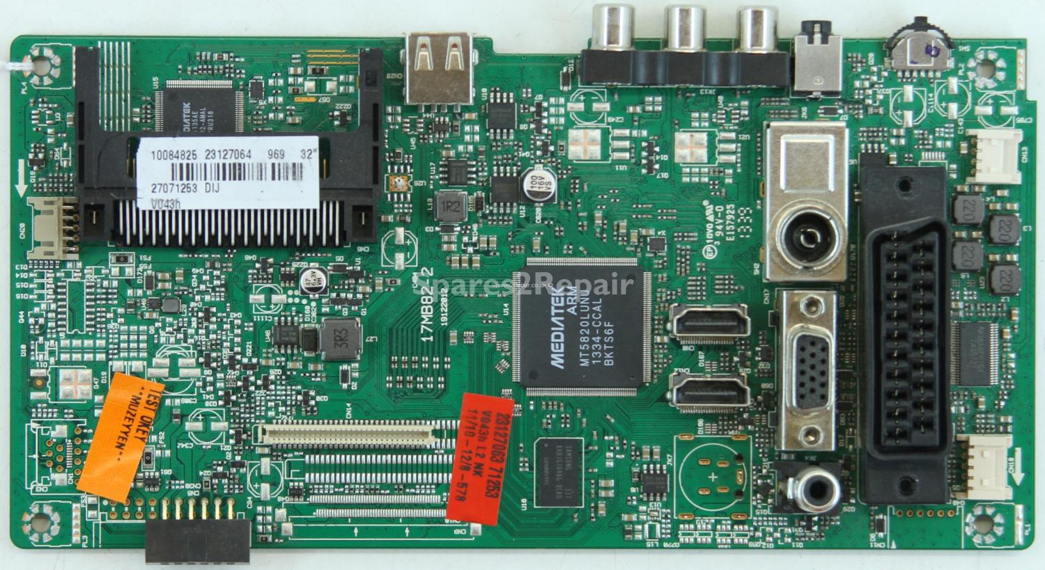 Bush DLED32165HD - Main AV - 23127064 - 17MB82-2 - 19122012