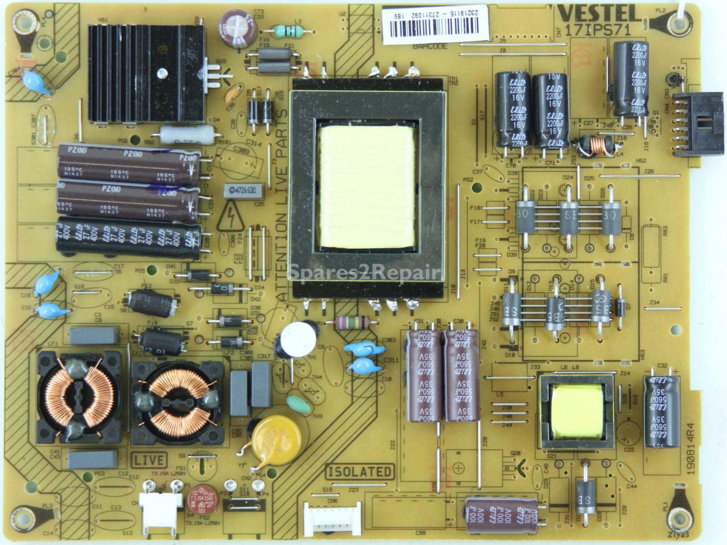 Bush LED40127FHDCNTD - PSU - 23219115 - 17IPS71 - 190814R4