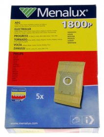 Vacuum Cleaner Bags - 1800p 1800p 5 Bags [Electrolux Aeg]
