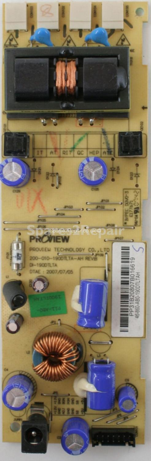 Goodmans GTVL19W17HDVF - Power Inverter - 200-010-190DTLTA-AH - Rev B - DI-190DTLTA - 860-AB0-190DTLTAH