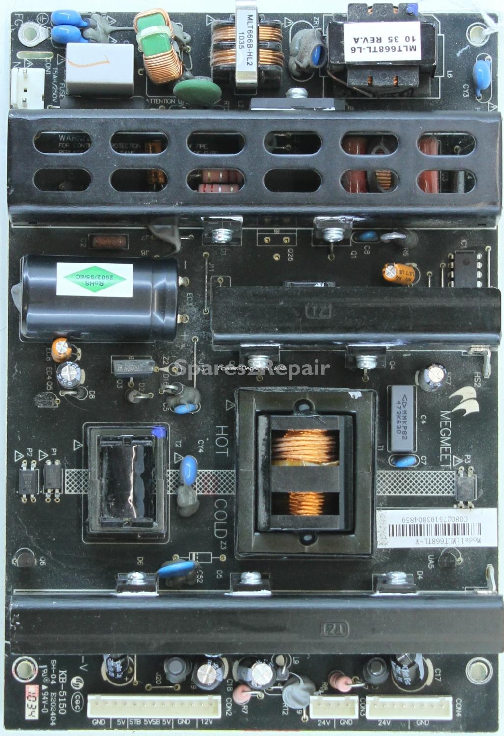 Grundig GU37FHD1080 - PSU - MLT668TL-V - REV:1.1