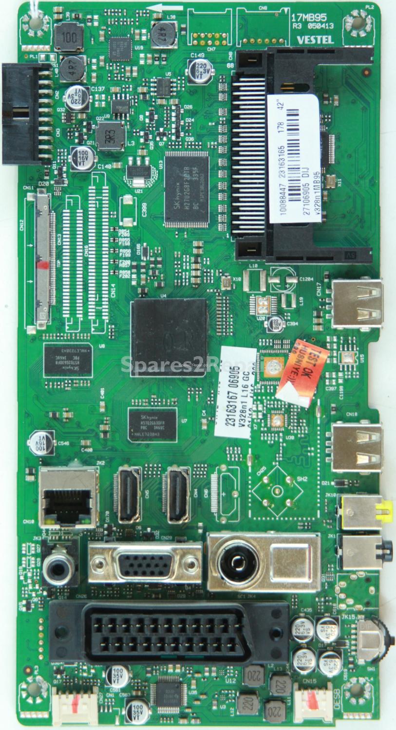 Hitachi 42HXT12U - Main AV - 23163165 - 17MB95 R3 - 050413