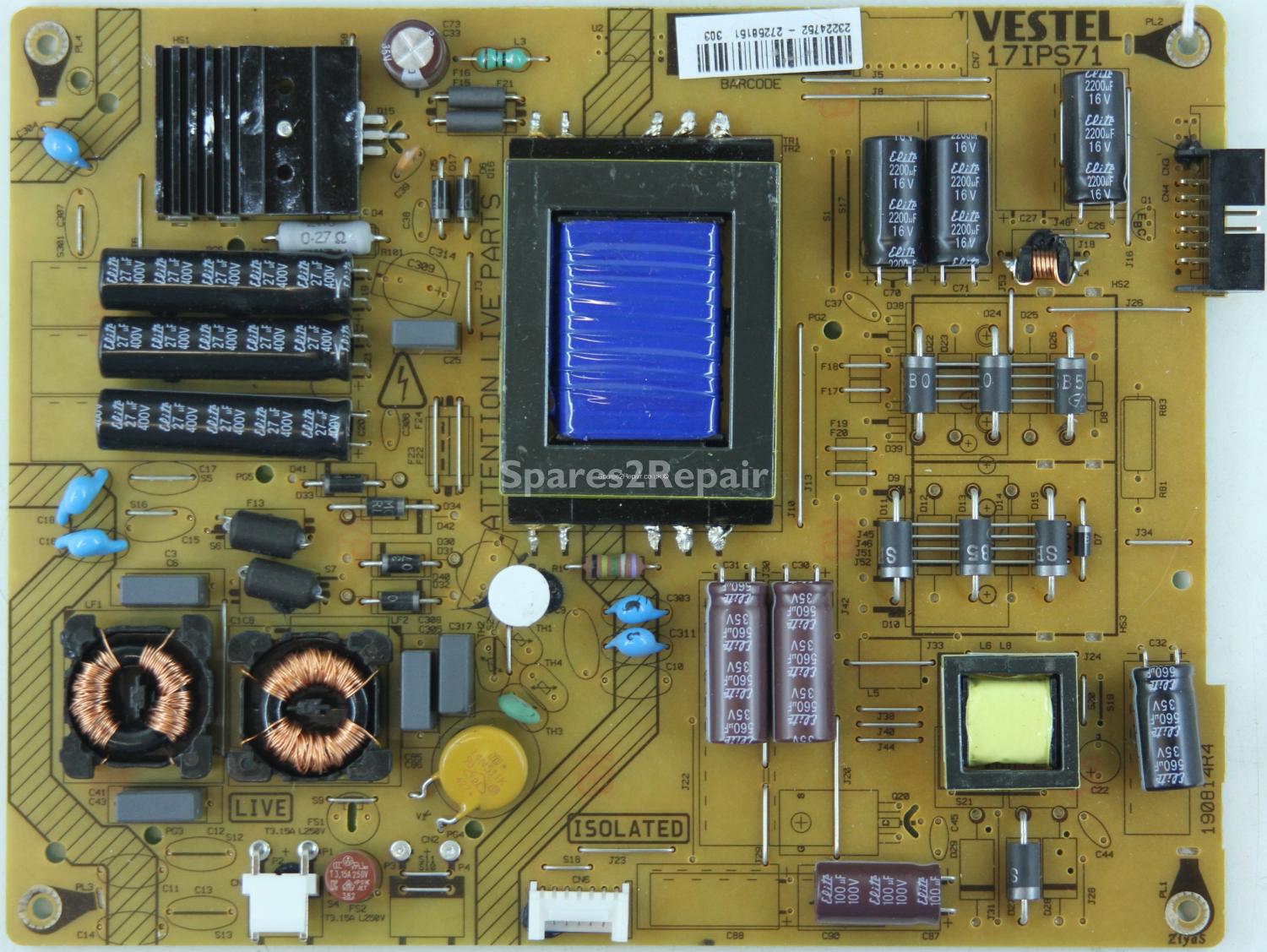 Hitachi 42HYT42U - PSU - 23224752 - 17IPS71 - 190814R4