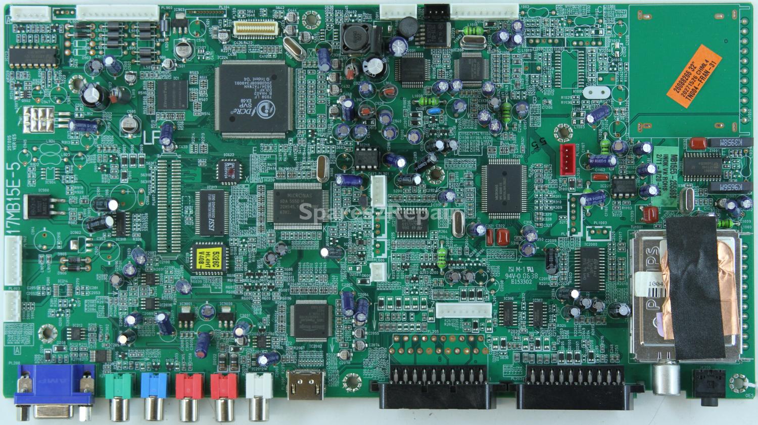 Hitachi 32LD8A10A - Main AV - 20271526 - 17MB15E-5 - 251005 - VER:E5