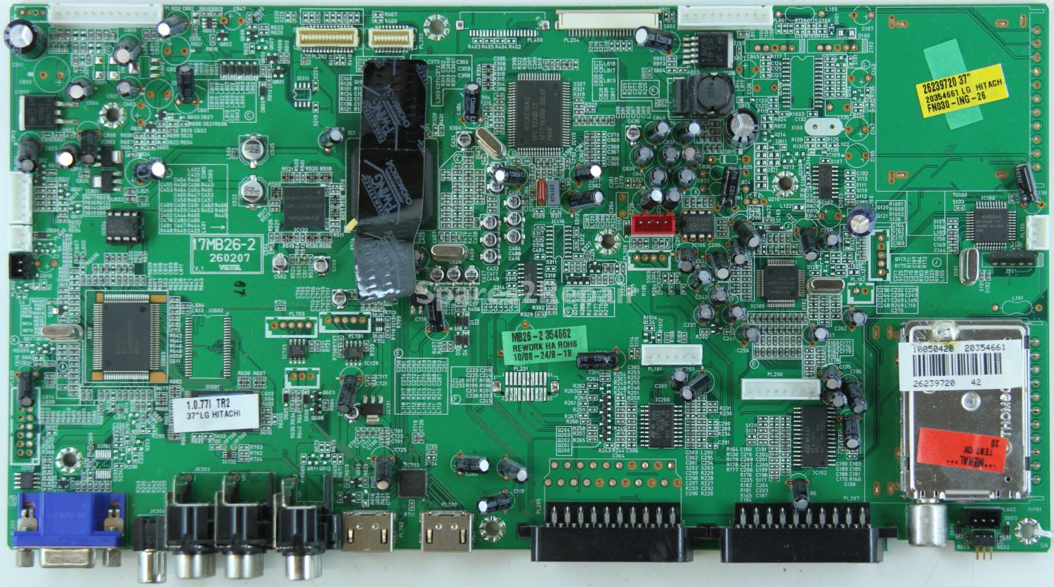 Hitachi 37 Inch - Main AV - 20354661 - 17MB26-2 - 260207 - V1